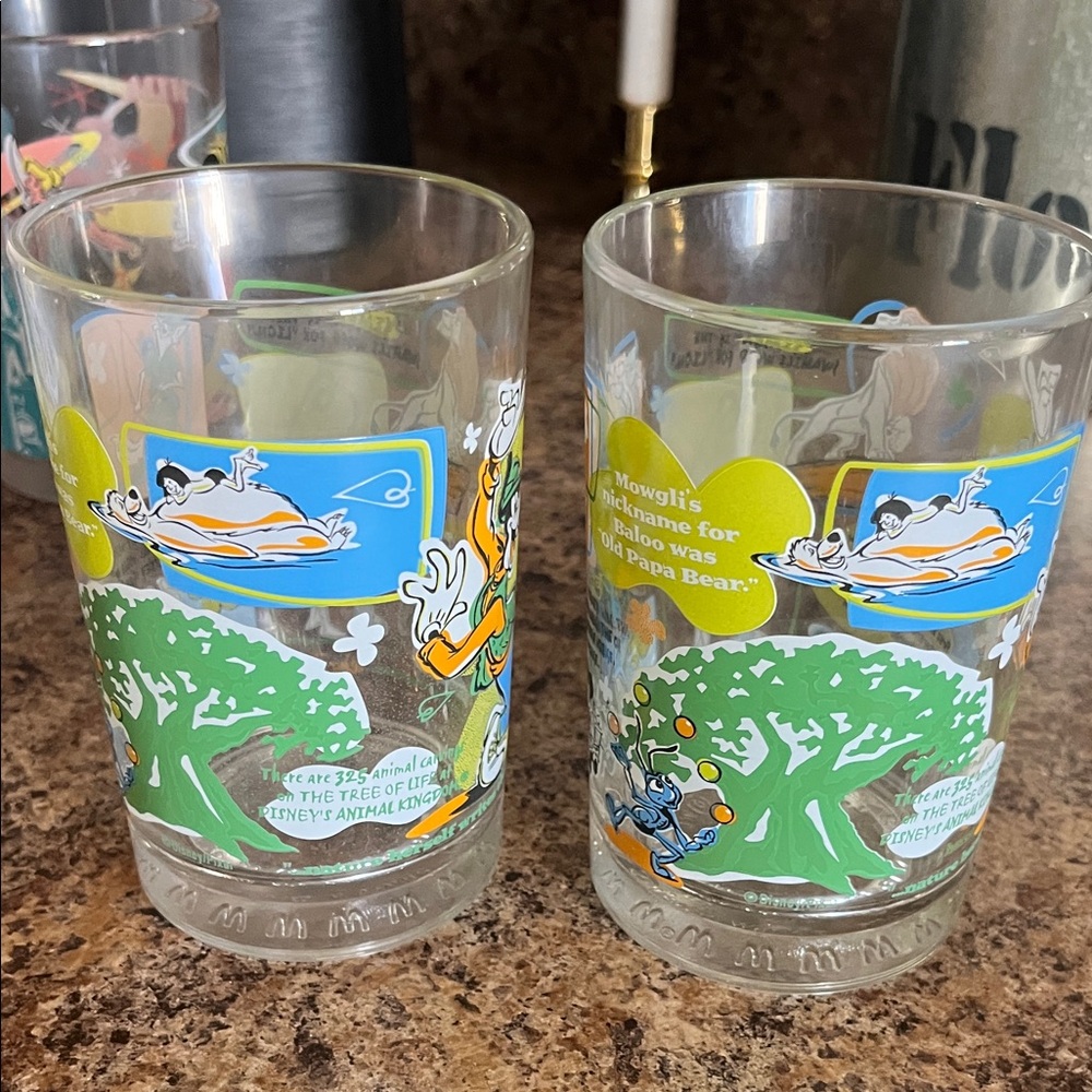 1996 Vintage McDonalds collectible 25th Anniversary Glasses - Picture 4 of 6